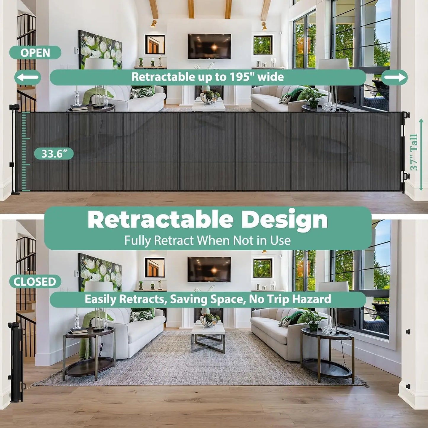Retractable Safety Gate